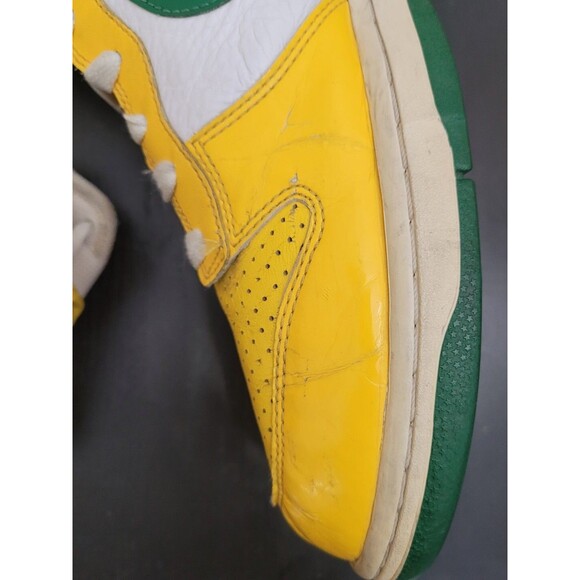 Nike Dunk High Yellow 317982-731 Men\'s Size 14 Pine Green Brazil  Packers
